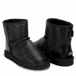 Ugg Classic Mini Wover Bottega Black