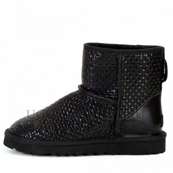 Ugg Classic Mini Wover Bottega Black