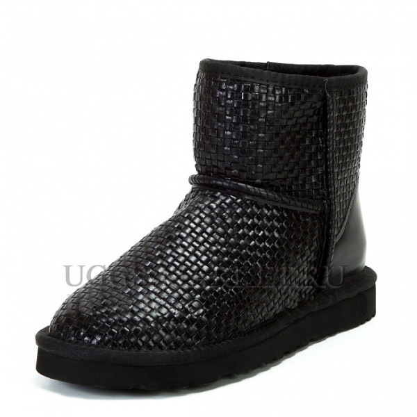 Ugg Classic Mini Wover Bottega Black