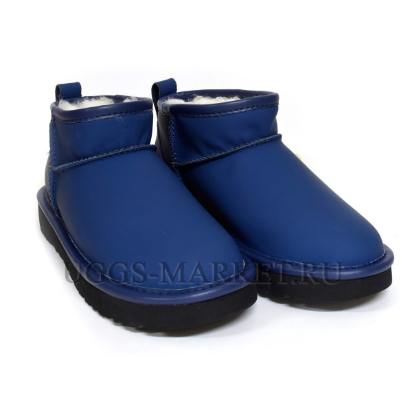 UGG Ultra Mini Leather Dark Blue