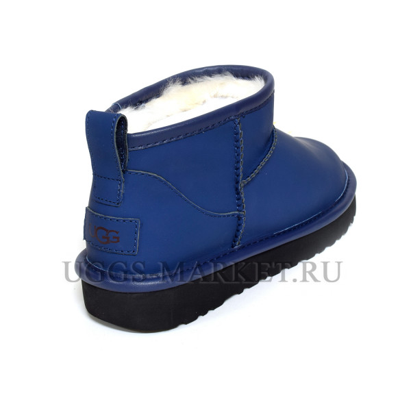UGG Ultra Mini Leather Dark Blue