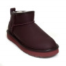 UGG Ultra Mini Leather Wine Red