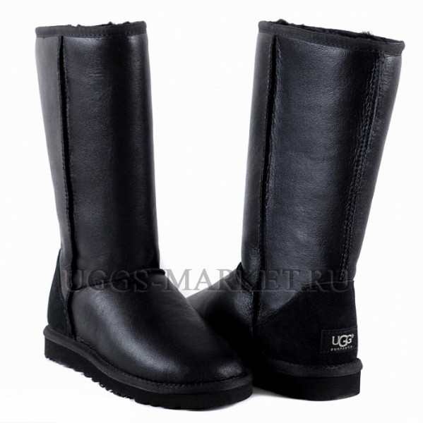 Ugg Classic Tall Metallic Black
