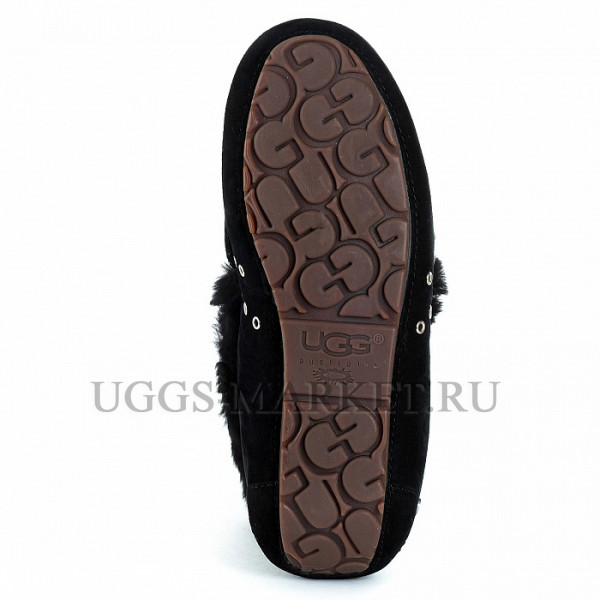 Ugg Alena Rivets Bow Black