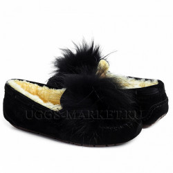 Ugg Mоccasins Dakota Pom Pom Black