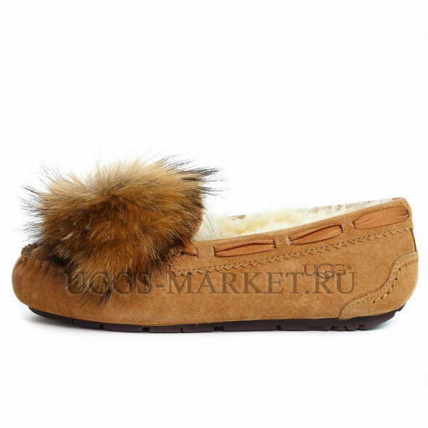 Ugg Mоccasins Dakota Pom Pom Chestnut
