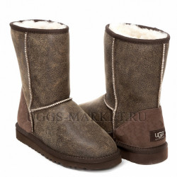 Ugg Classic Short Bomber Jacket Chocolate