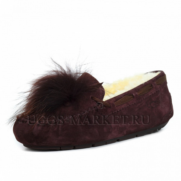 Ugg Mоccasins Dakota Pom Pom Chocolate