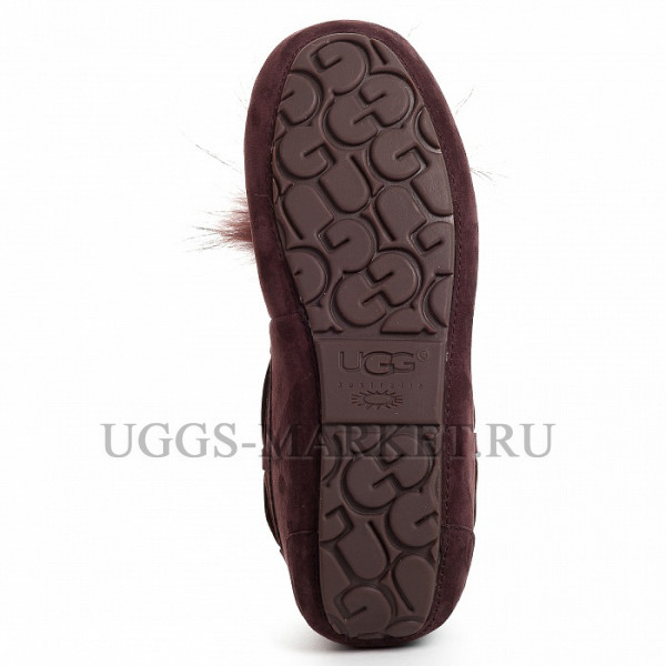 Ugg Mоccasins Dakota Pom Pom Chocolate
