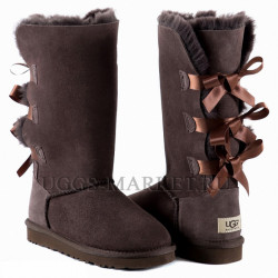 Ugg Bailey Bow Tall Chocolate