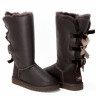 Ugg Bailey Bow Tall Metallic Chocolate