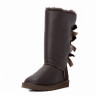 Ugg Bailey Bow Tall Metallic Chocolate