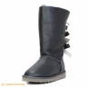 Ugg Bailey Bow Tall Metallic Grey