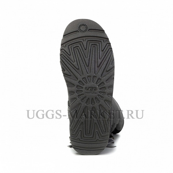 Ugg Bailey Bow Tall Metallic Grey