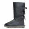 Ugg Bailey Bow Tall Metallic Grey