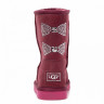 Ugg Classic Short Crystal Bow Bordo