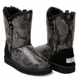 Ugg Cowboy Snake Dark Black