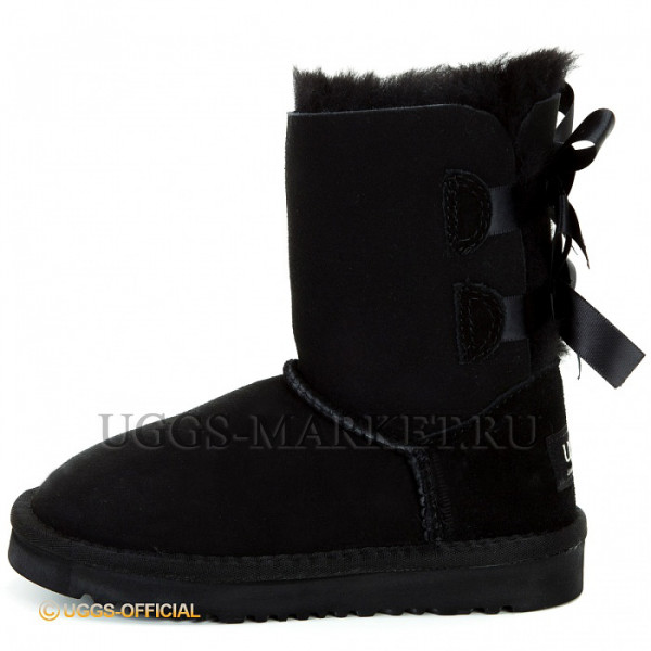 Ugg Kids Bailey Bow Black