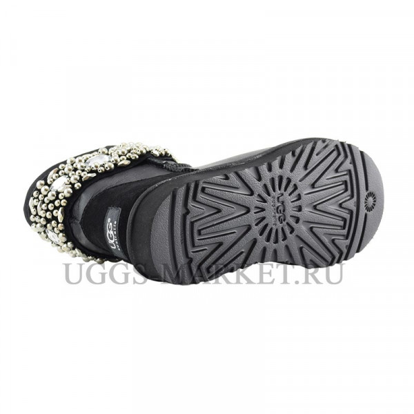 Ugg & Jimmy Choo Multicrystal Metallic Black