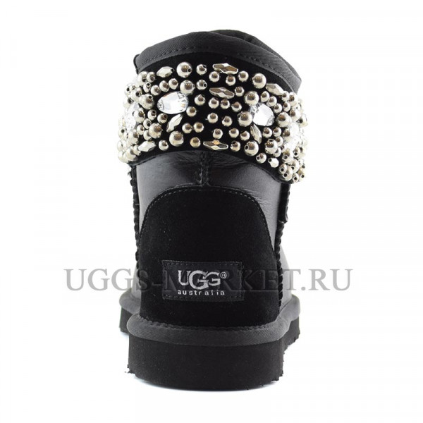 Ugg & Jimmy Choo Multicrystal Metallic Black