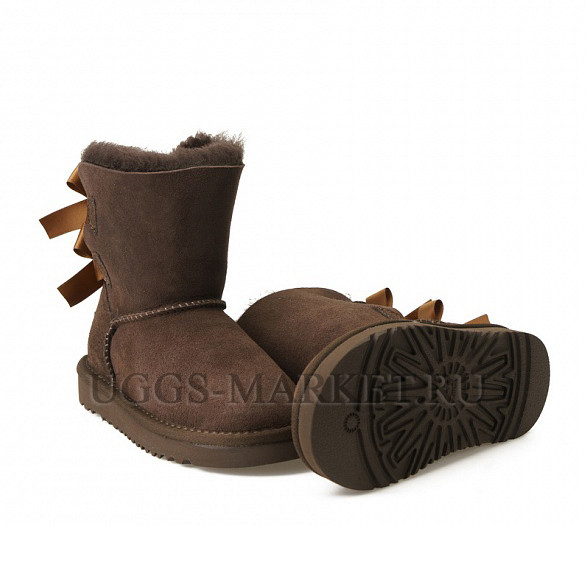 Ugg Kids Bailey Bow Chocolate