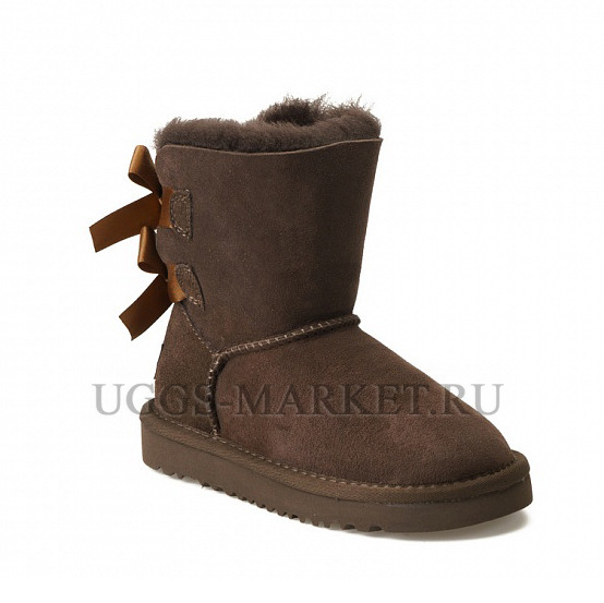 Ugg Kids Bailey Bow Chocolate