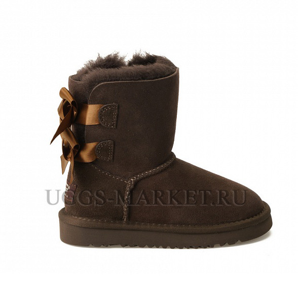Ugg Kids Bailey Bow Chocolate