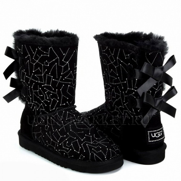 Ugg Kids Bailey Bow Constellation Black