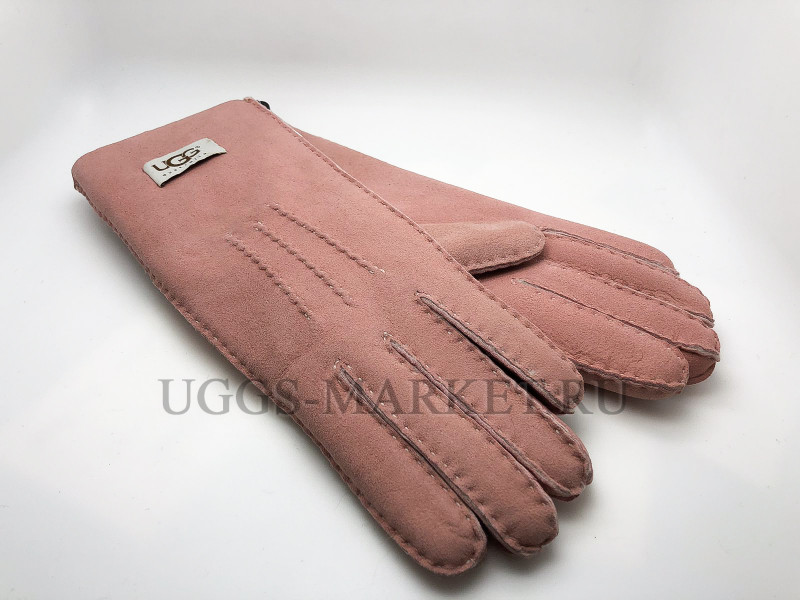 Перчатки UGG розовые