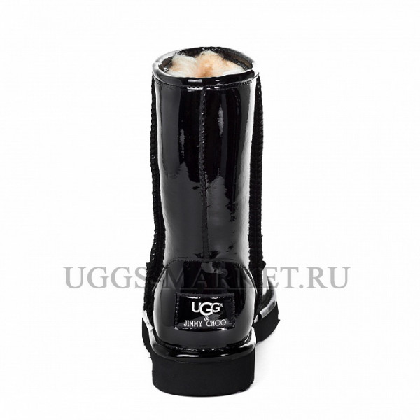 Ugg & Jimmy Choo Classic Patent II Black