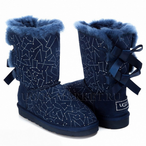 Ugg Kids Bailey Bow Constellation Navy