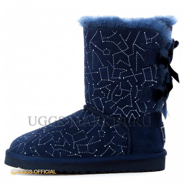 Ugg Kids Bailey Bow Constellation Navy