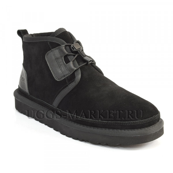 UGG Mens Neumel Ghillie Black