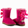 Ugg Kids Bailey Bow Dusty Rose