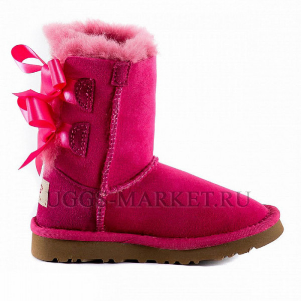Ugg Kids Bailey Bow Dusty Rose