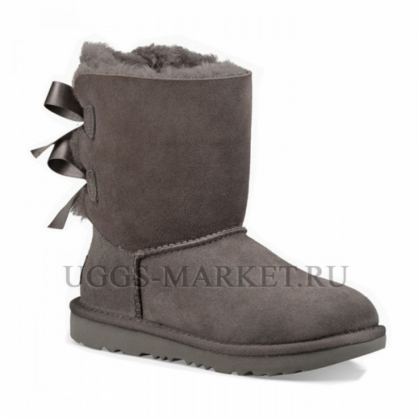 Ugg Kids Bailey Bow Grey