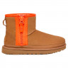 Ugg Classic Mini Zipper Tape Logo Chestnut