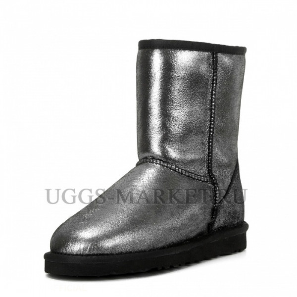 Ugg Classic Short Glitter Black