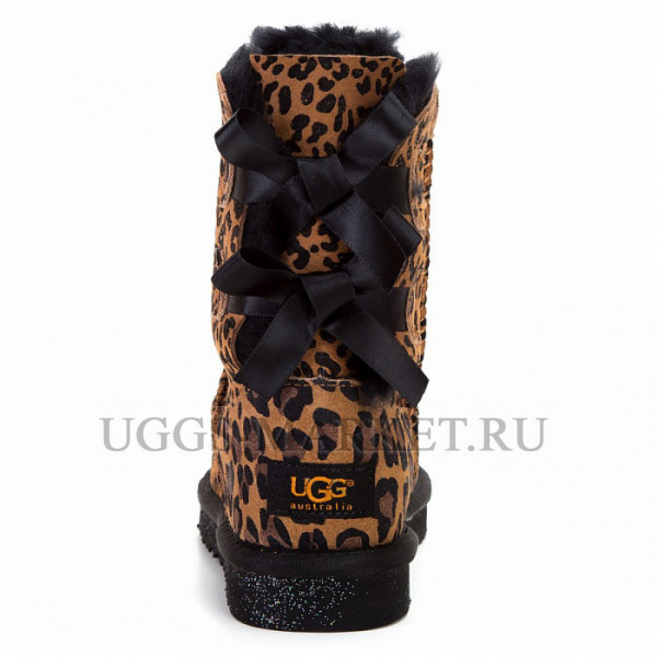 Ugg Kids Bailey Bow Leopard