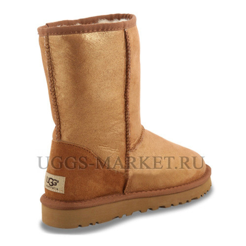 Ugg Classic Short Glitter Chestnut