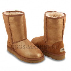 Ugg Classic Short Glitter Chestnut