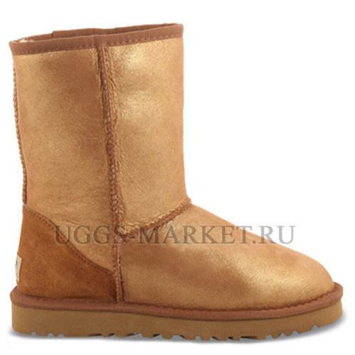 Ugg Classic Short Glitter Chestnut