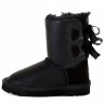 Ugg Kids Bailey Bow Metallic Black