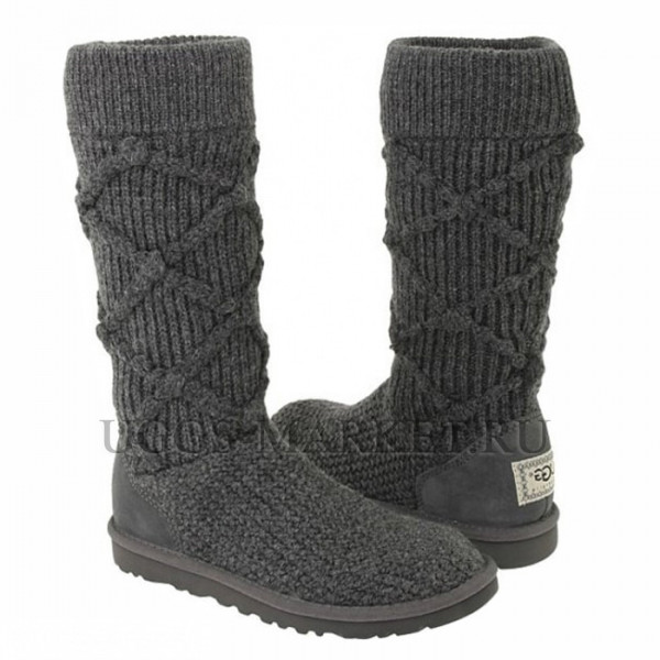 Ugg Argyle Knit Grey