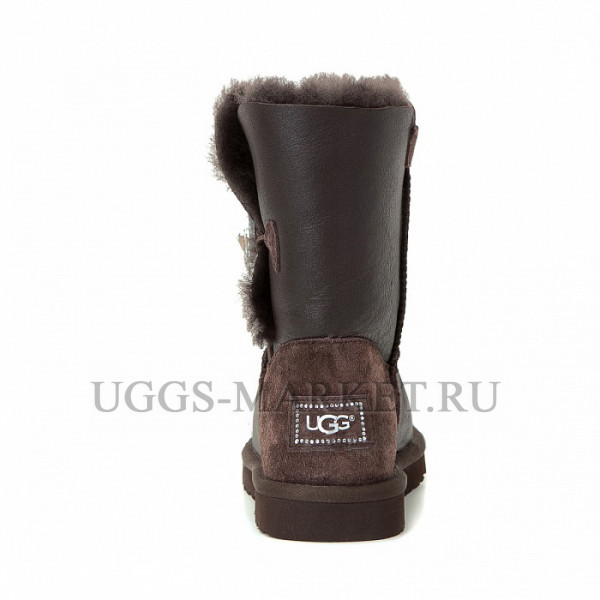 Ugg Bailey Button Bling Metallic Chocolate
