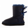 Ugg Kids Bailey Bow Metallic Navy