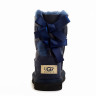 Ugg Kids Bailey Bow Metallic Navy
