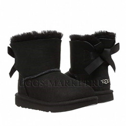 Ugg Kids Bailey Bow Mini Black