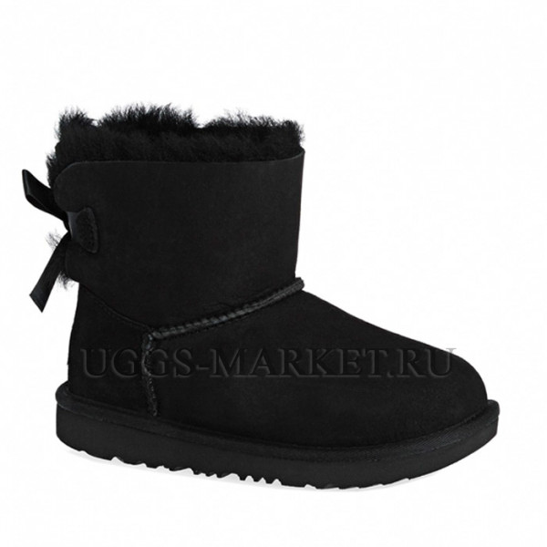 Ugg Kids Bailey Bow Mini Black