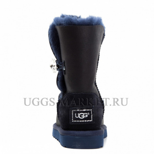 Ugg Bailey Button Bling Metallic Navy